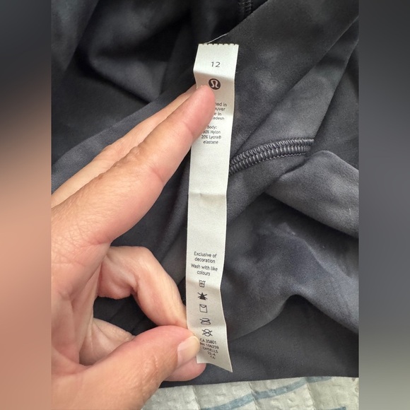 Lululemon Align High-Rise Pant 25" in Diamond Dye Pitch Grey Graphite Grey - Picture 2 of 8